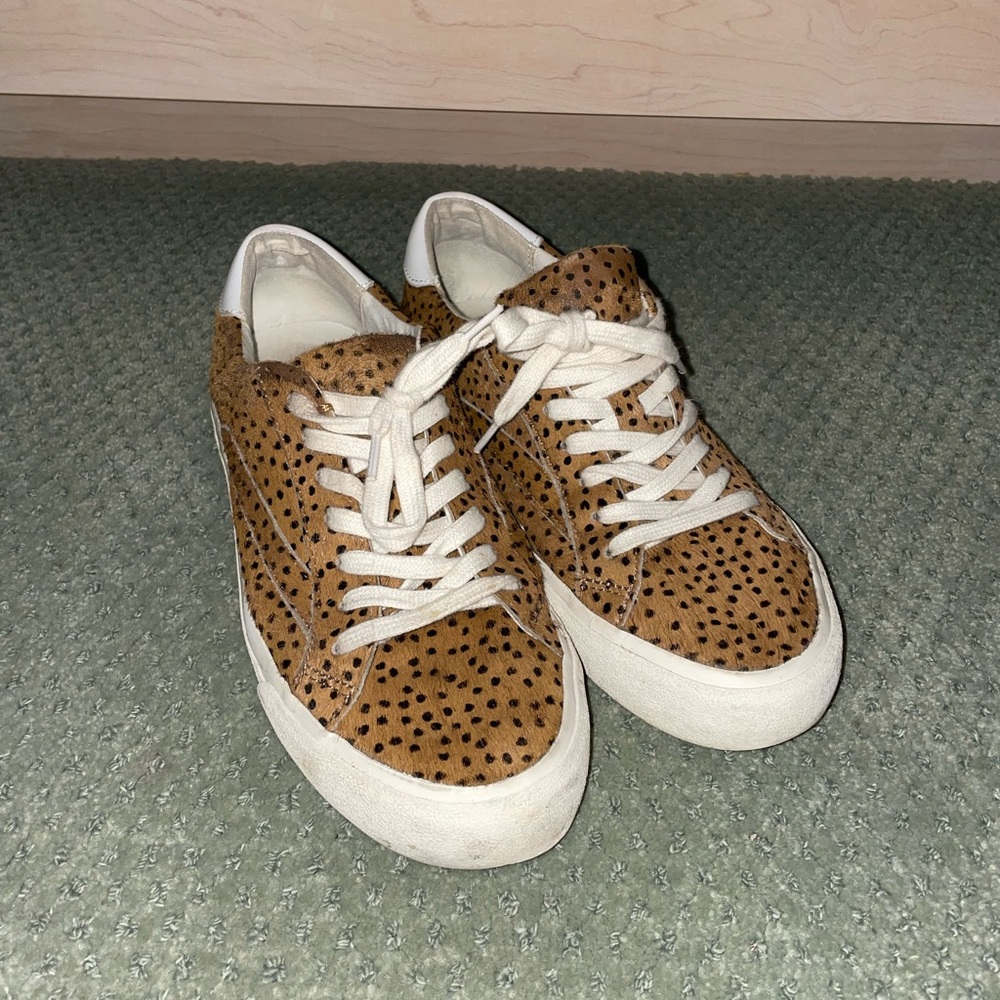 Madewell calf hair sidewalk low-top sneakers